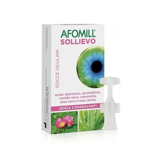 Afomill Gotas Oculares Calmantes Monodosis 10x0,5ml