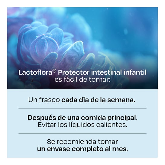 Lactoflora Probiótico Intestinal Protector para Crianças Sabor Morango 10 frascos dose única
