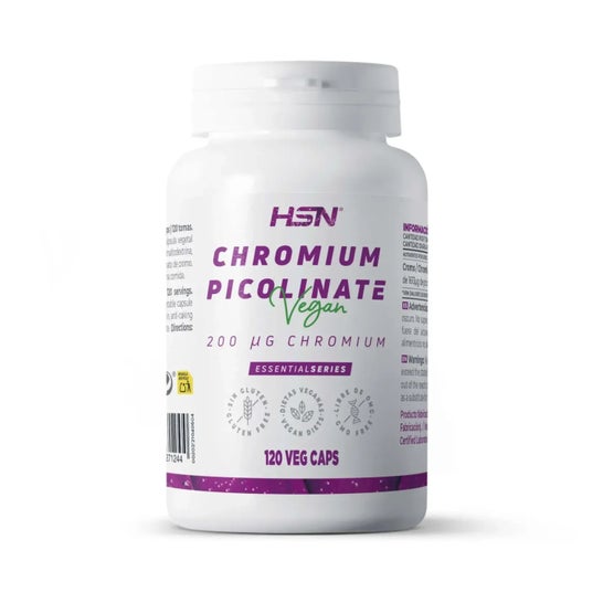 HSN Picolinato de Cromo 200mcg 120vcaps