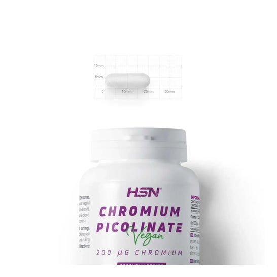 HSN Picolinato de Cromo 200mcg 120vcaps