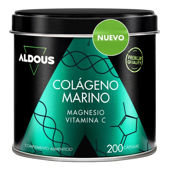 Aldous Bio Colágeno Hidrolisado Puro Magnésio Vitamina C 200caps