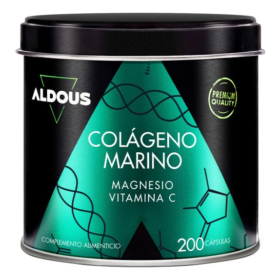 Aldous Bio Colágeno Hidrolisado Puro Magnésio Vitamina C 200caps