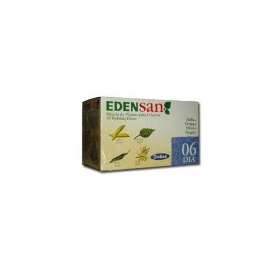 Edensan 06 dia infusões filtro 20uds
