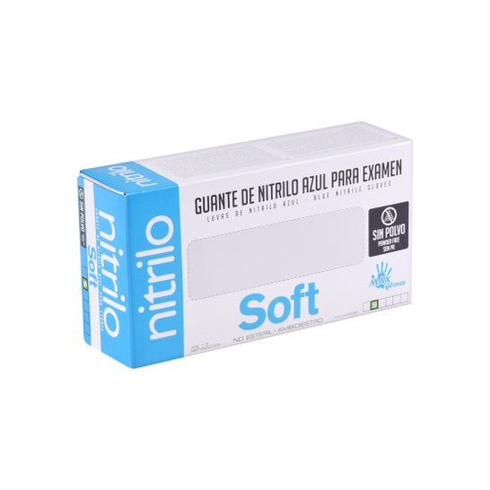 Luvas de nitrilo sem pó T Pequena SOFT (632-091)