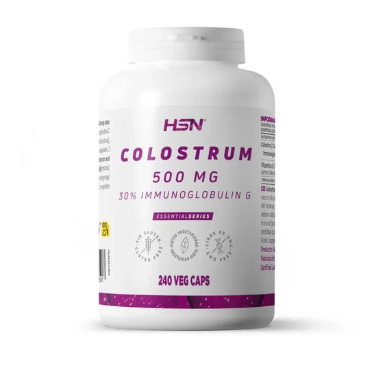 HSN Calostro 30% Inmunoglobulina G 500mg 240vcaps