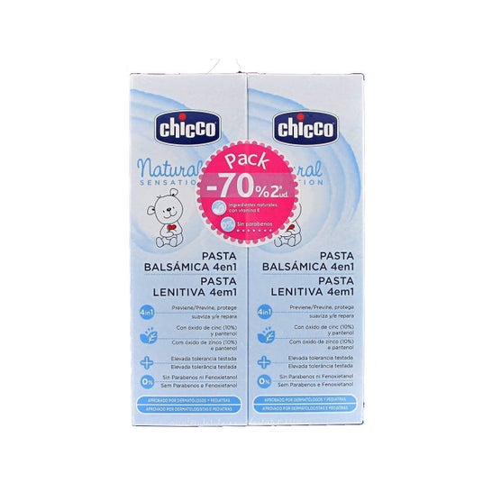 Chicco Pack Natural Sensation Creme Balsâmico 4 em 1 2x100ml