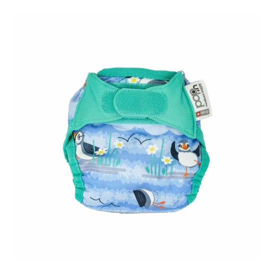 Close Pop-In Recém-Nascido Blue Puffin Fralda 1 Unidade