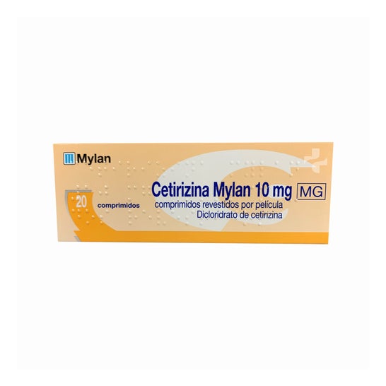 Mylan Cetirizina 10mg 20comp Mylan Cetirizina 10mg 20comp