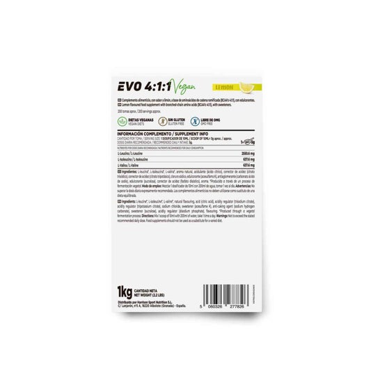 HSN Evo 4:1:1 BCAA's instantâneo Limão 1kg
