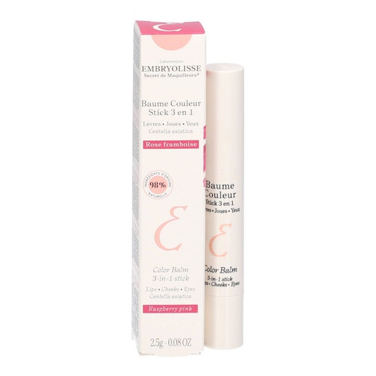 Embryolisse Bálsamo Colorido Stick 3 en 1 Rosa Framboesa 2.5 g