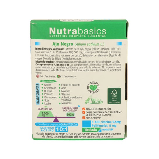 Drasanvi Nutrabasics Alho Preto 24caps