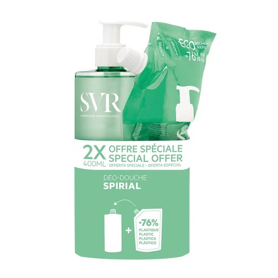 SVR Spirial Gel de Banho Desodorante + Refil