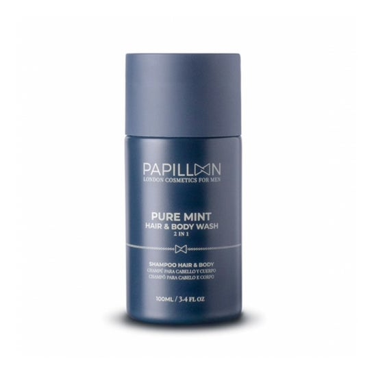 Papillon Pure Mint Champô Cabelo Barba Corpo 100ml