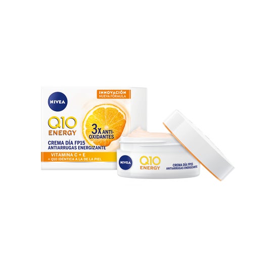 Nivea Q10 Plus Energizador de dia anti-rugas Spf15 50ml