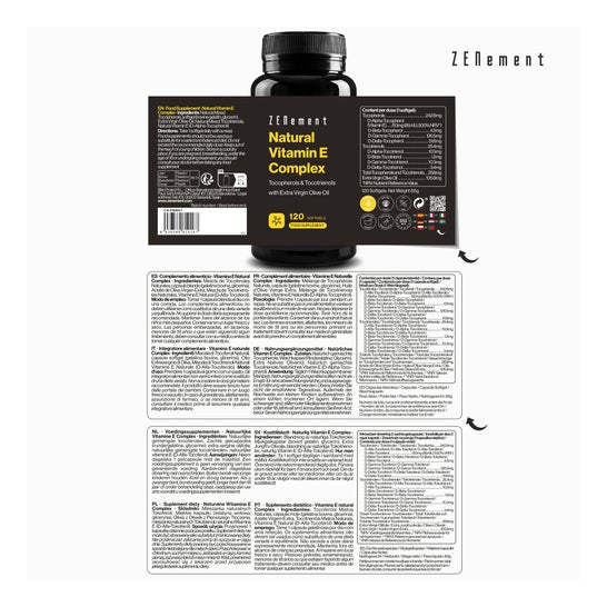 Zenement Complejo Vitamina E Natural 120caps