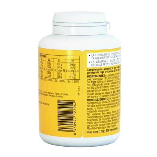 Leotrón Levedura de Cerveja e Germe de Trigo 200comp Leotrón Levedura de Cerveja e Germe de Trigo 200comp