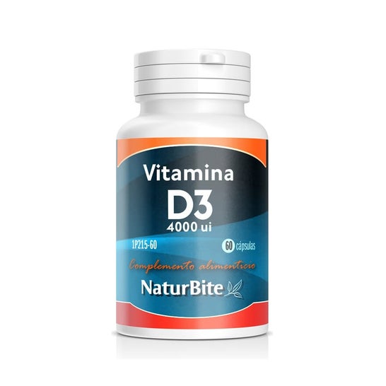Vitamina Naturbite D3 4000 UI 60caps