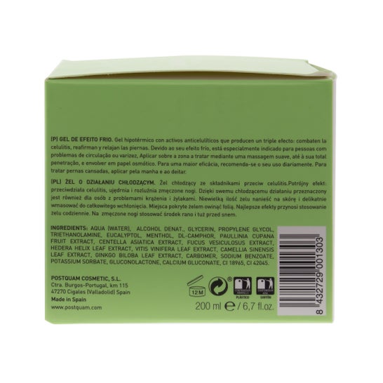 Gel de Efeito Frio PostQuam Cryogel 200ml