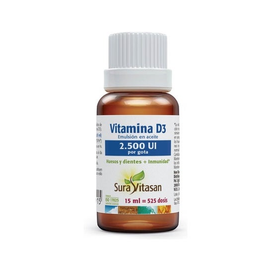 Sura Vitasan Vitamina D3 2.500Ui 15ml Sura Vitasan Vitamina D3 2.500Ui 15ml
