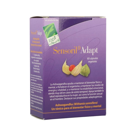 100% Natural Sensoril Adapt Tonic 60 Pérolas