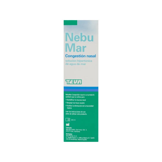 Solução salina congestionada nasal Nebume 100ml