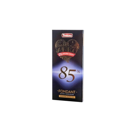 Chocolate Preto Torras 85% Zero 100g