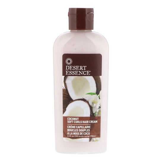 Desert Essence Creme Capilar Cachos Suaves Essência de Coco 190ml