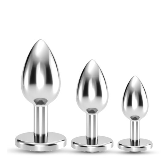 Crushious Set Bijou Anal Wet Train Trio Preto