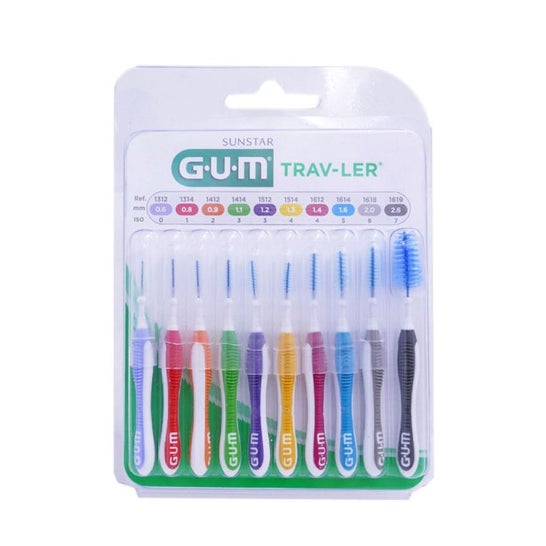Gum Trav-ler escovas interdentais 10uts