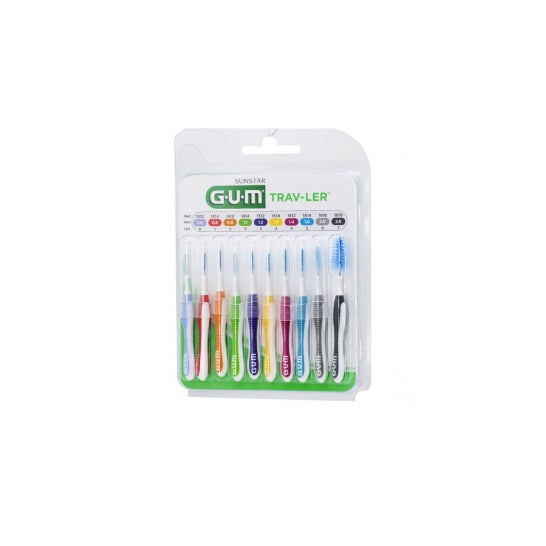Gum Trav-ler escovas interdentais 10uts