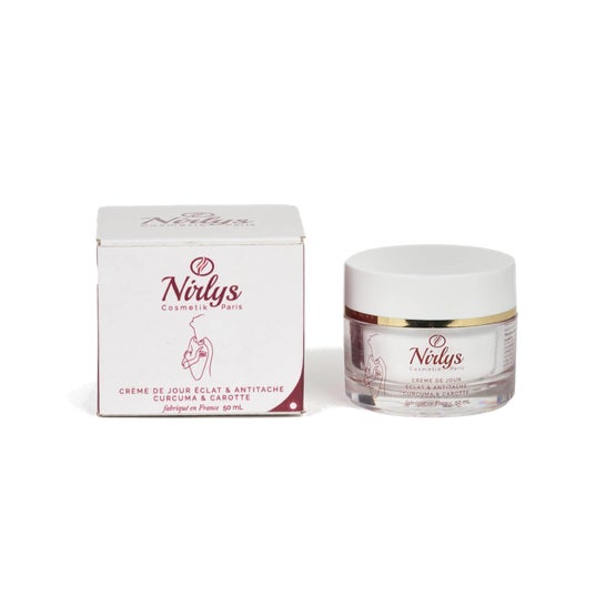 Nirlys Creme de Dia Luminosidade & Antimanhas Curcuma & Cenoura 50 ml