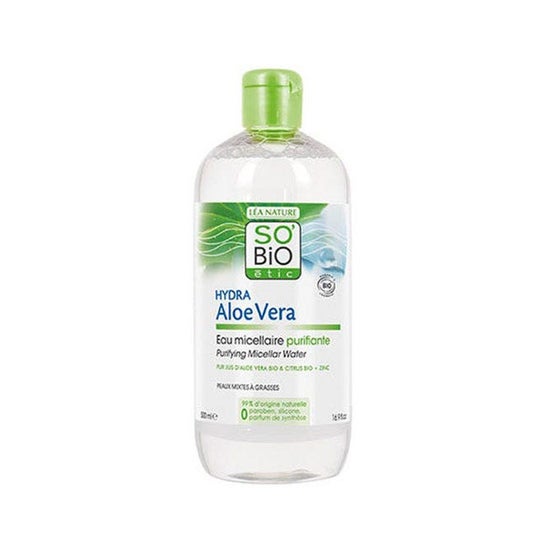 Então Bio Etic Agua Micelar Hidratante Micelar Aloe Vera 500ml