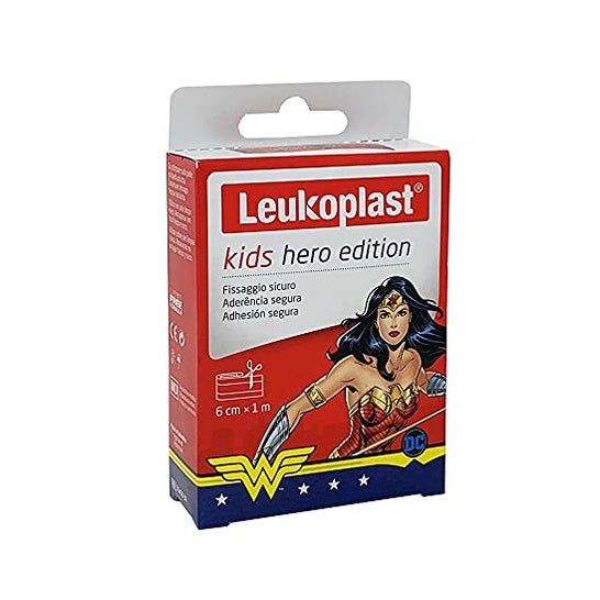 Leukoplast Kids Hero Wonder Woman 6cmx1m 1ud