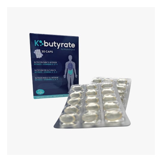 KeyBiological K-Butyrate Probiótico Vegano 30caps
