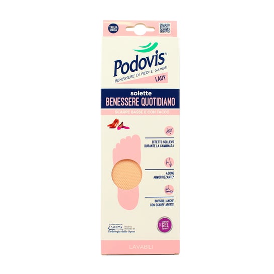 Podovis Lady Palmilhas Bem Estar Quotidiano 6 Unidades