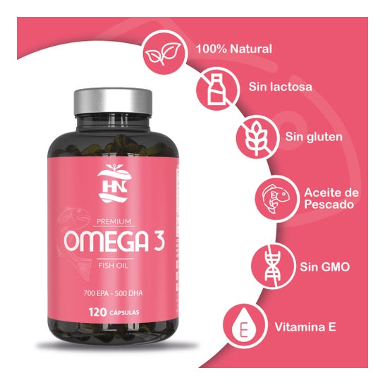HN Pack Premium Omega 3 120 caps + Coenzima Q10 120 caps