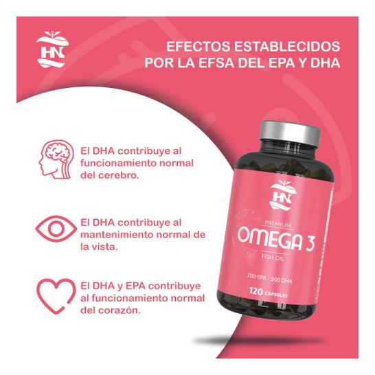HN Pack Premium Omega 3 120 caps + Coenzima Q10 120 caps