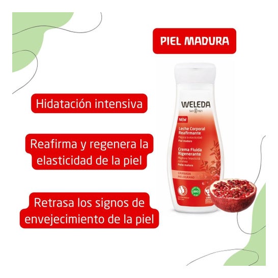 Weleda romã regeneradora de leite corporal 200ml