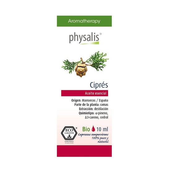 Physalis Cypress Óleo Essencial Bio 10ml