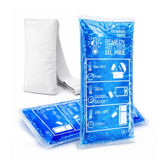 Boston Tech Bolsas de Gel Frio e Quente Premium com Capa Reutilizável Multiposição 2 unid.