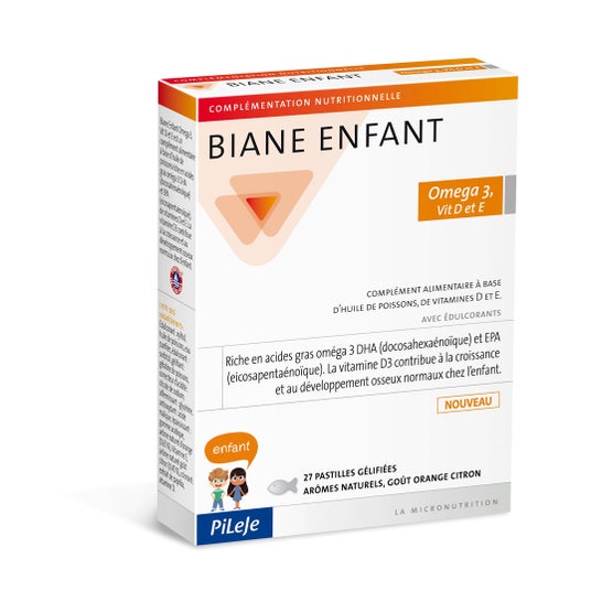 Pileje Omegabiane Child 27 drágeas gelatinosas