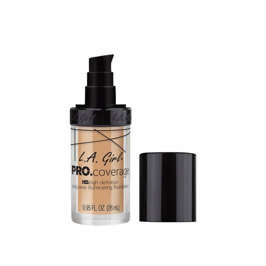 L.A. Girl Pro Coverage Illuminating Base Maquillaje Natural 28ml