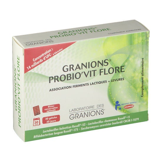 Granions Probio'vit Flore 30 cápsulas