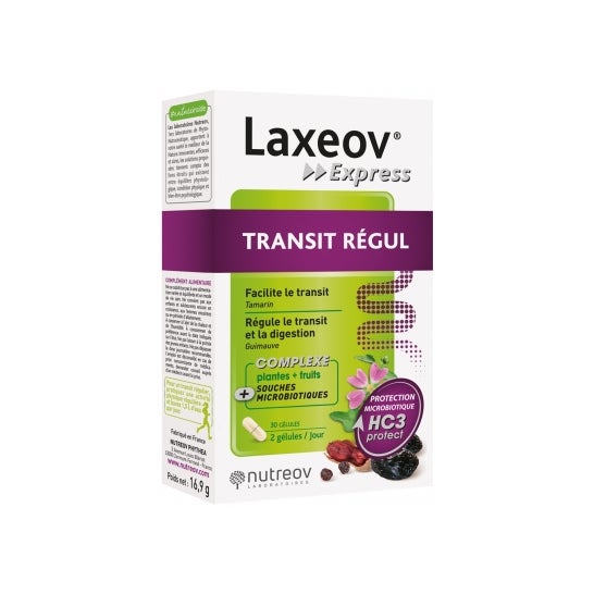 Laxeov Express Trânsito Regular 30 Cápsulas