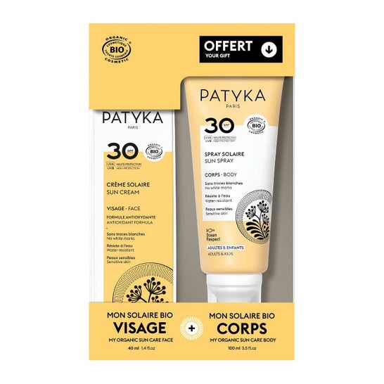 Patyka Coffret Creme Solar Facial SPF30 + Spray Corporal SPF30