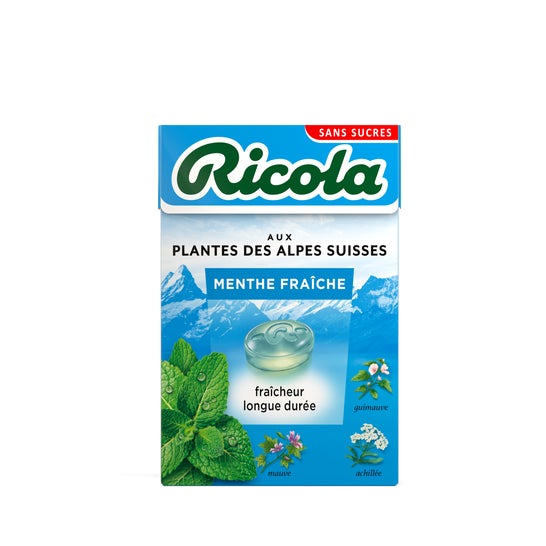 Ricola Caramelos de Menta Fresca Sin Azúcar 50g