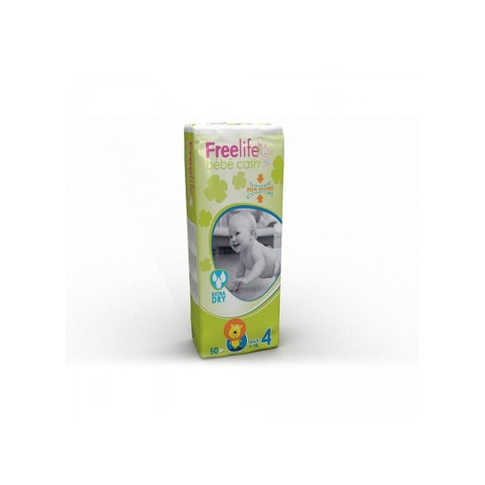 Baby Cash Freelife fraldas tamanho 4 50uds Baby Cash Freelife fraldas tamanho 4 50uds