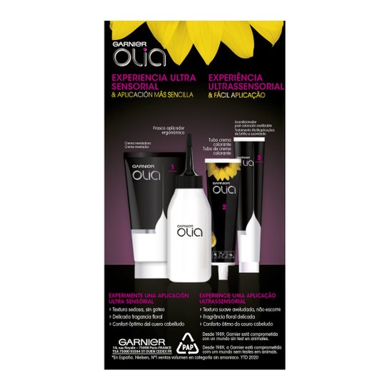 Kit de Coloração Permanente Garnier Olia N°73 Golden Dark Blonde
