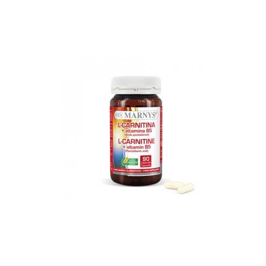 Marnys L-carnitina + Vitamina B5 90 cápsulas