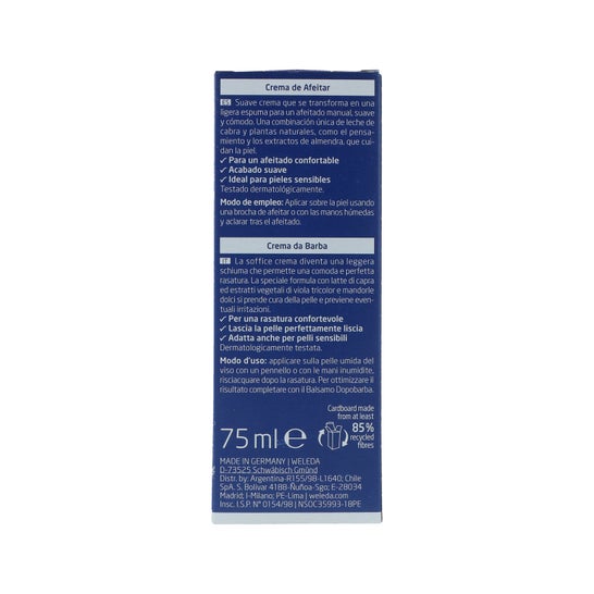 Creme de barbear Weleda Men 75ml
